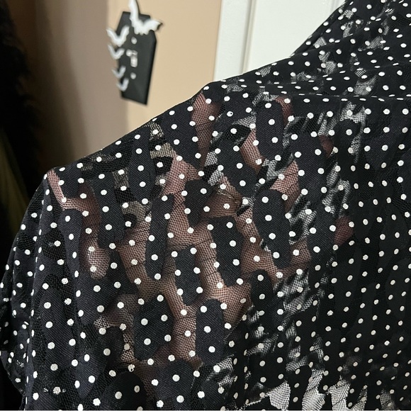 Retro Polka Dot Shift Dress, Small - Picture 5 of 11